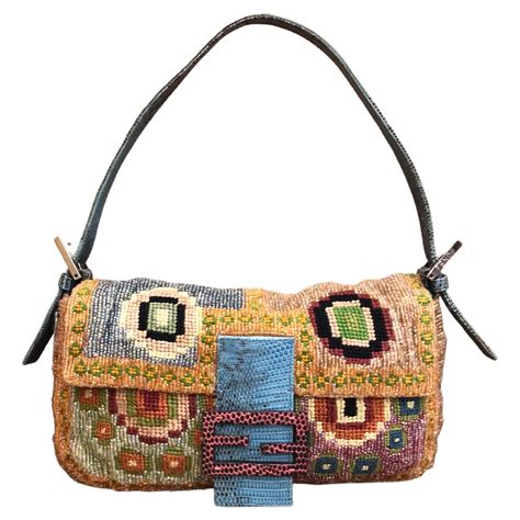 fendi beaded baguette vintage